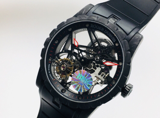 Roger Dubuis – Excalibur Spider DBEX0577 Carbon Fly Tourbillon 1:1 Superclone - Image 8