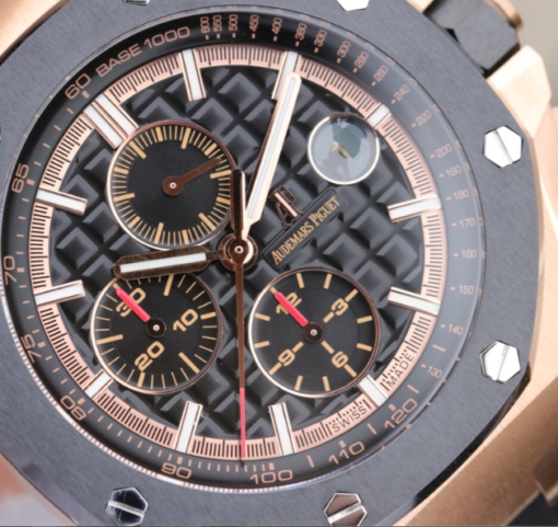 1:1 Superclone Audemars Piguet Royal Oak Offshore 18K Rose Gold 26406 - Image 8