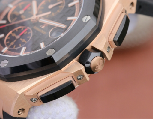 1:1 Superclone Audemars Piguet Royal Oak Offshore 18K Rose Gold 26406 - Image 7