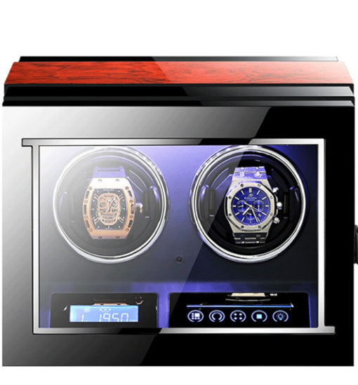 Luxury Automatic Watches Box With Mabuchi Motor LCD Touch Screen and Remote - Image 5