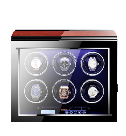 Luxury Automatic Watches Box With Mabuchi Motor LCD Touch Screen and Remote - Image 3